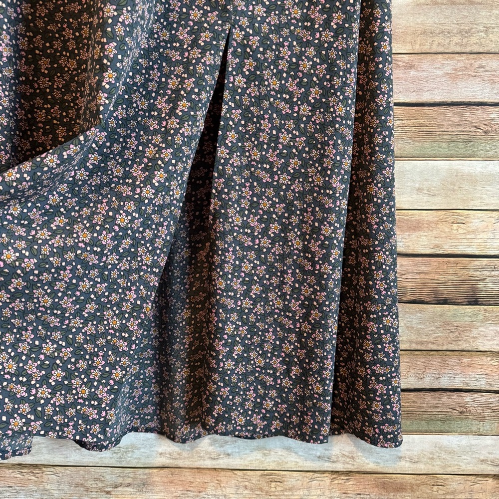 Natural Life Women's Floral Print Boho Peasant Cottagecore Juliette Maxi Dress M - Picture 5 of 10